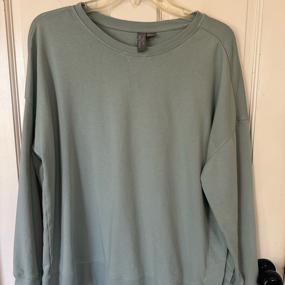 Sweaty Betty After Class Sweatshirt. Size 12 Sage Green. - Picture 4 of 14